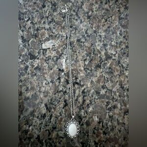 Lia Sophia Elegant Silver Pendant Necklace
